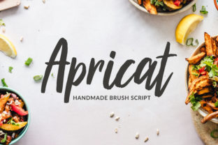 Apricat Typeface: A Script Font for Editorial Design