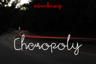 Cheropoly: A Handwritten Typeface for Editorial Design