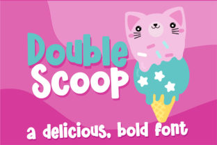 Double Scoop Font: A Handwritten Typeface for Small Business Branding