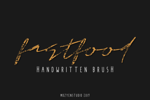 Fastfood: A Rough and Edgy Typeface for Editorial Design