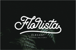 Florista: A Handwritten Font for Handmade Products