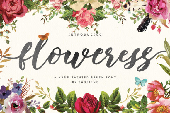 Floweress Brings Handwritten Charm to Modern Web Layouts