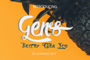 Gens Better Than You: A Script Font for Editorial Design
