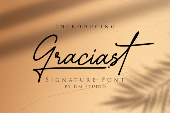 Graciast: A Script Font with Editorial Charm