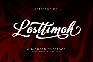 Losttimoh: A Handwritten Font That Brings Mystery and Charm to Branding Projects