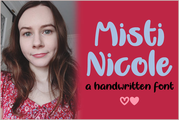 Misti Nicole: A Bold Handlettered Font for Editorial Projects