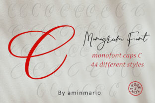 Monogram C Monofont Caps C: A Stylish Font for Business Branding