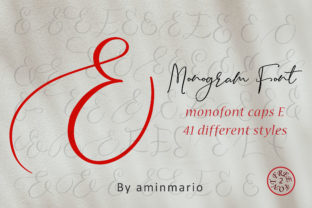 Monogram E Monofont Caps E: A Font for Business Branding