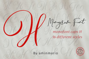 Monogram H Monofont Caps H: A Display Typeface for Digital Design