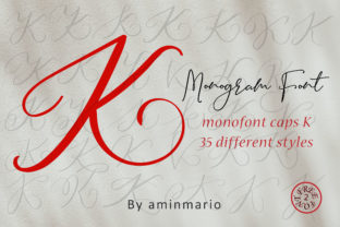 Monogram K Monofont Caps K: A Font for Thoughtful Branding