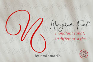 Monogram N Monofont Caps N: A Display Typeface for Editorial Craft