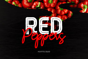 Red Peppers Font Brings Spice to Editorial Design
