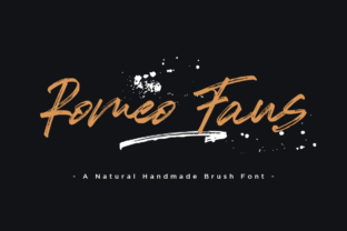 Romeo Fans: A Brush Script That Brings Editorial Designs to Life