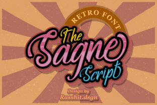 Sagne Font Review: A Vintage Script with Bold Character
