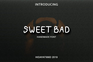 Sweet Bad: A Handwritten Font That Balances Cute and Creepy
