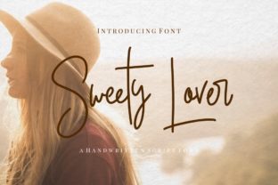 Sweety Lover Font: A Handwritten Script for Romantic Branding